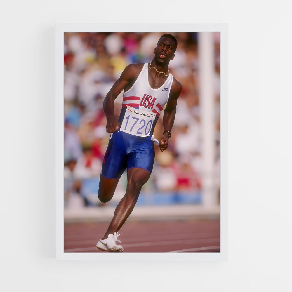 Poster L'Éclair de Johnson – affiche Athlétisme (vue 3)